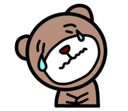 Campus life of the bear. sticker #4054908