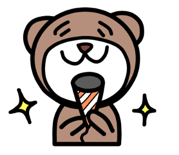 Campus life of the bear. sticker #4054910