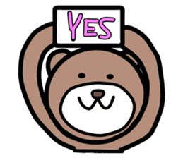 Campus life of the bear. sticker #4054916