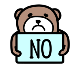 Campus life of the bear. sticker #4054917