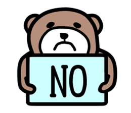 Campus life of the bear. sticker #4054917