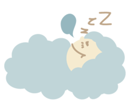 Clouds Sophie sticker #4055016