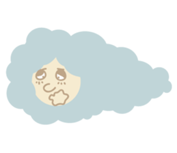 Clouds Sophie sticker #4055020