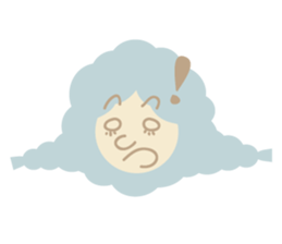 Clouds Sophie sticker #4055021