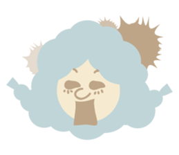 Clouds Sophie sticker #4055031