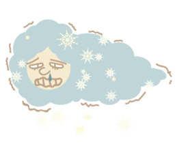 Clouds Sophie sticker #4055035