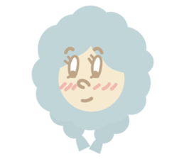 Clouds Sophie sticker #4055050