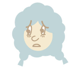 Clouds Sophie sticker #4055054