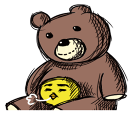 Chick of a thick face sticker #4055701