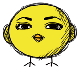 Chick of a thick face sticker #4055704