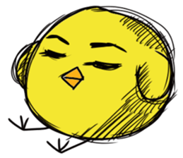 Chick of a thick face sticker #4055706