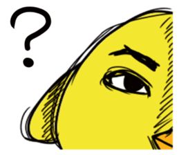 Chick of a thick face sticker #4055712