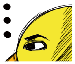 Chick of a thick face sticker #4055714