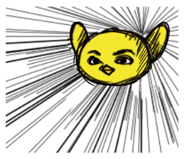 Chick of a thick face sticker #4055717