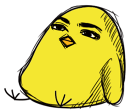 Chick of a thick face sticker #4055724