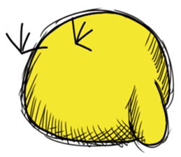 Chick of a thick face sticker #4055726