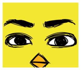 Chick of a thick face sticker #4055735