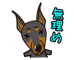 iinu - Doberman sticker #4056269