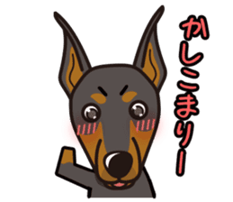 iinu - Doberman sticker #4056277