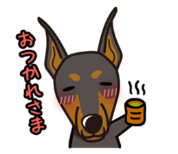 iinu - Doberman sticker #4056284