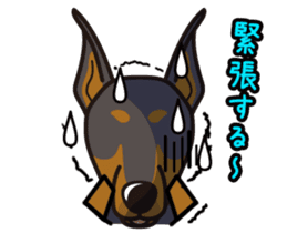 iinu - Doberman sticker #4056285