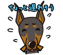 iinu - Doberman sticker #4056288