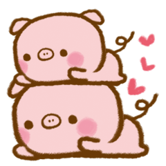 love twin pig