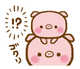 love twin pig sticker #4056316
