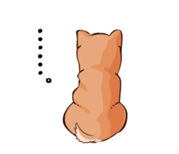 mini-Shiba Inu sticker #4056797