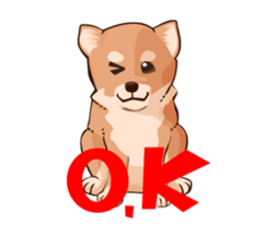 mini-Shiba Inu sticker #4056808