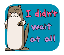 Otter Boy English ver. sticker #4057126
