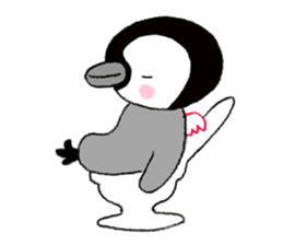 Penguin Heart sticker #4057681