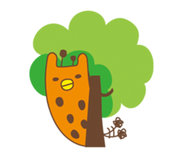 Mr. Giraffe sticker #4057878