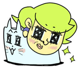 My father in the sweet bath. sticker #4058620