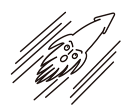 What a How is squid? sticker #4058750