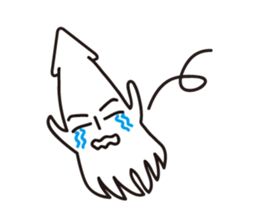 What a How is squid? sticker #4058752