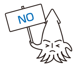 What a How is squid? sticker #4058760