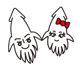 What a How is squid? sticker #4058769