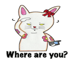 Hey,what are you doing now? (English) sticker #4058833