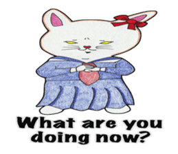 Hey,what are you doing now? (English) sticker #4058842