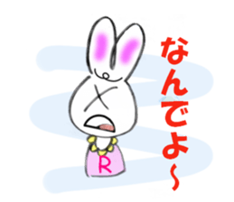 KIA'S R rabbit sticker #4059582