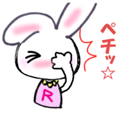 KIA'S R rabbit sticker #4059583