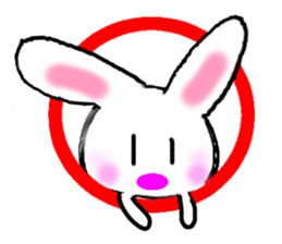 KIA'S R rabbit sticker #4059587