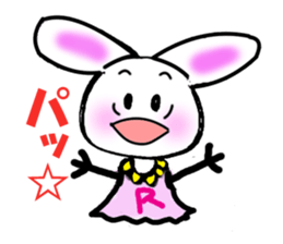 KIA'S R rabbit sticker #4059592