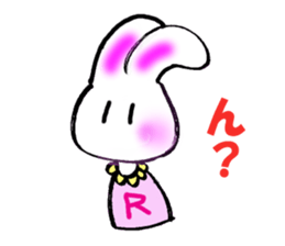 KIA'S R rabbit sticker #4059594