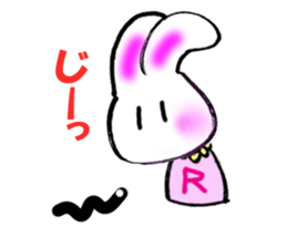 KIA'S R rabbit sticker #4059595