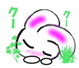 KIA'S R rabbit sticker #4059597