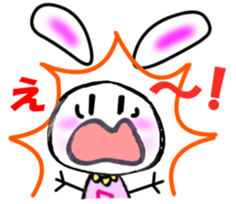 KIA'S R rabbit sticker #4059599