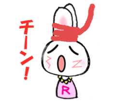 KIA'S R rabbit sticker #4059603