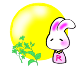 KIA'S R rabbit sticker #4059606